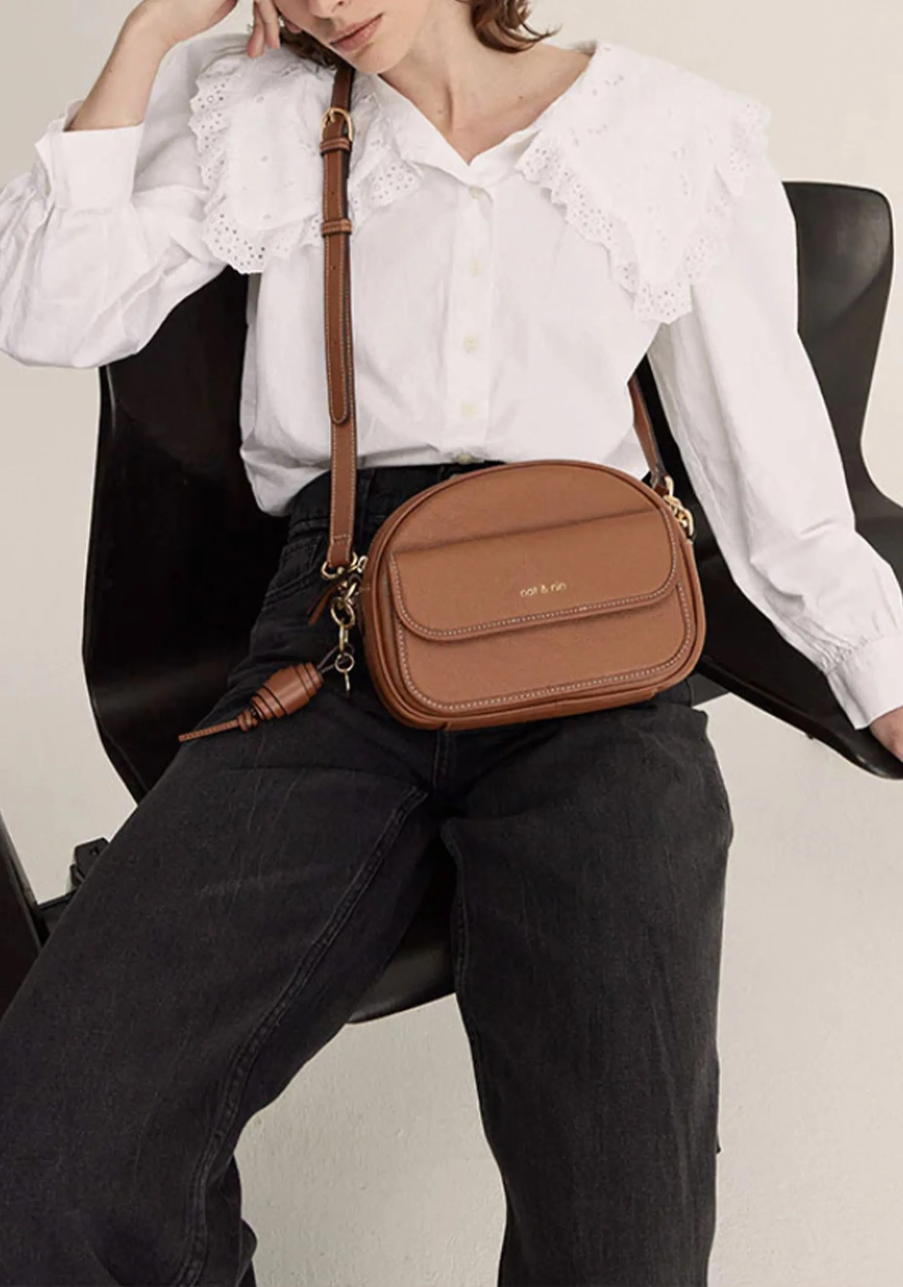 Judy Leather Bag_Hazelnut