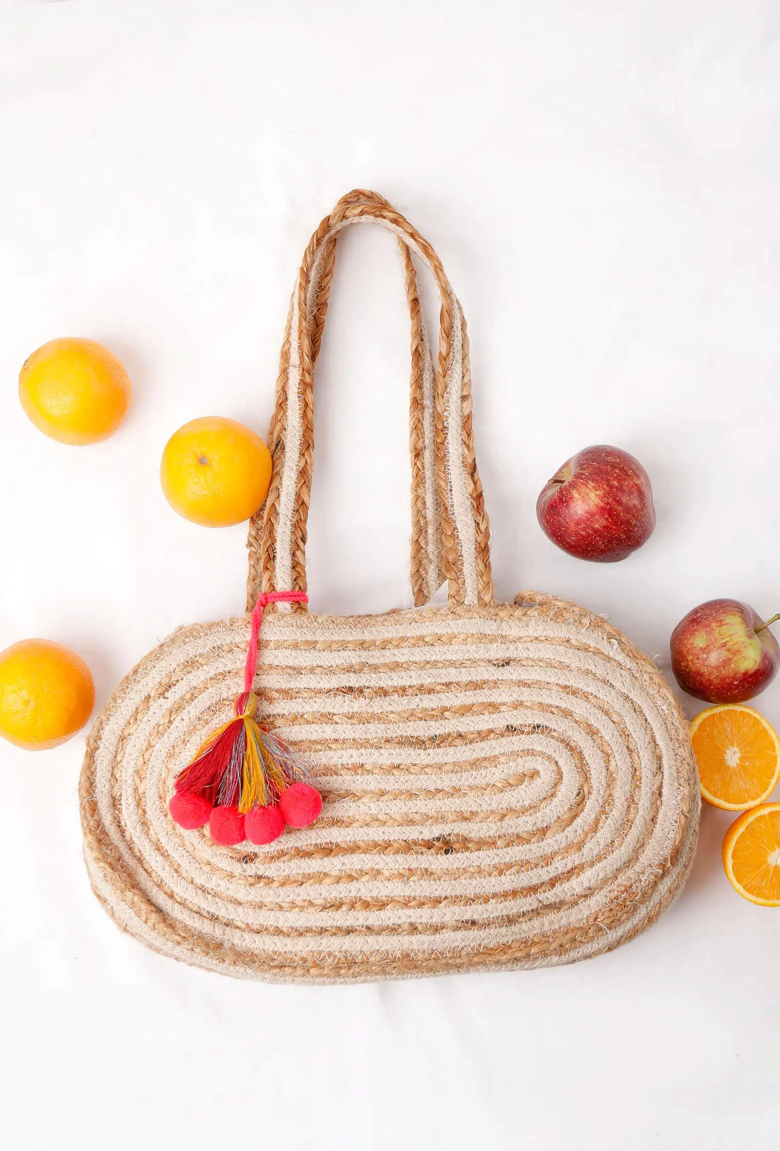 Jute Satchel bag