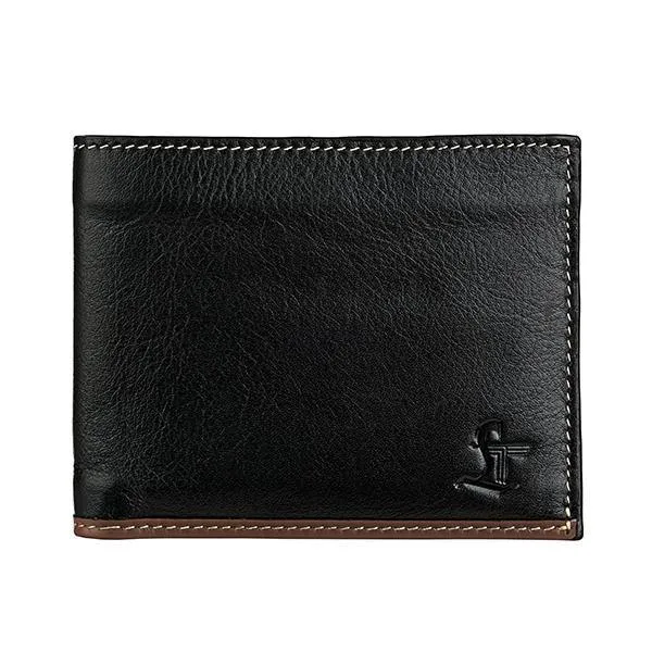 Kevin I | Leather Wallet For Men | 100% Genuine Leather | Lifetime Warranty | Colour: Black & Brown