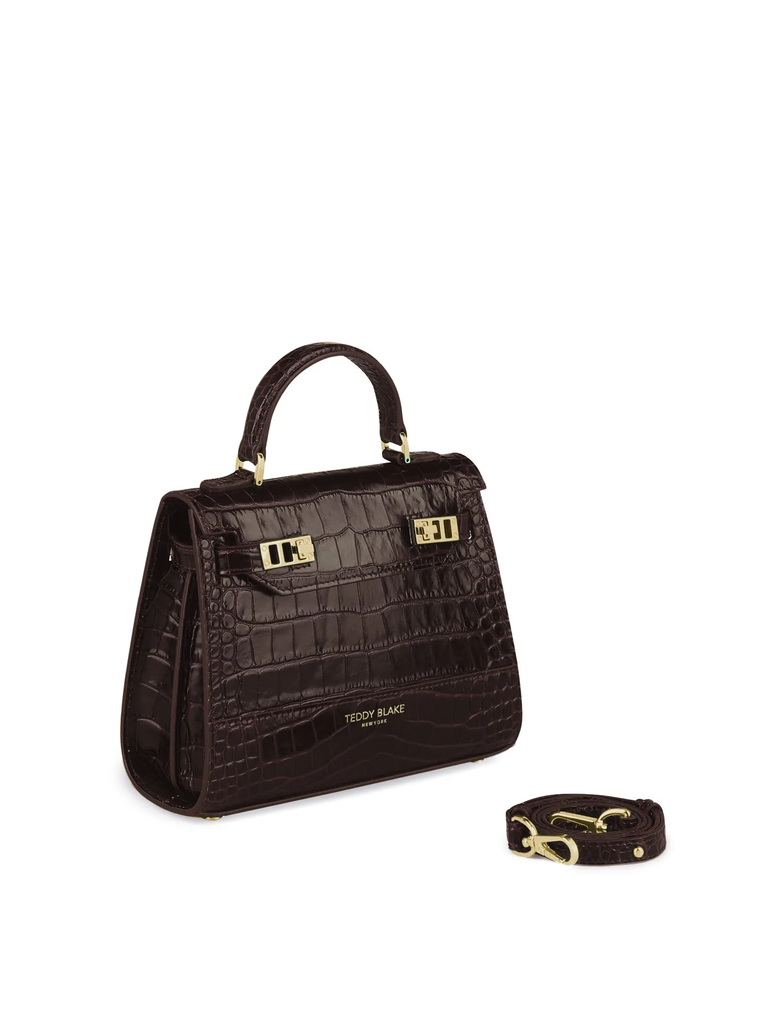 Kim Croco 9" - Dark Brown