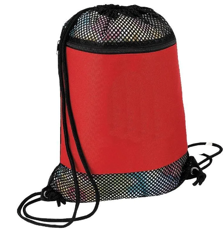 Large Nylon Mesh Drawstring Bag