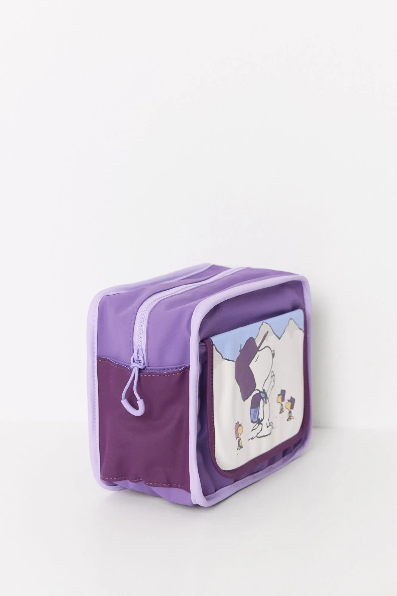 Large toiletry bag with Snoopy pockets