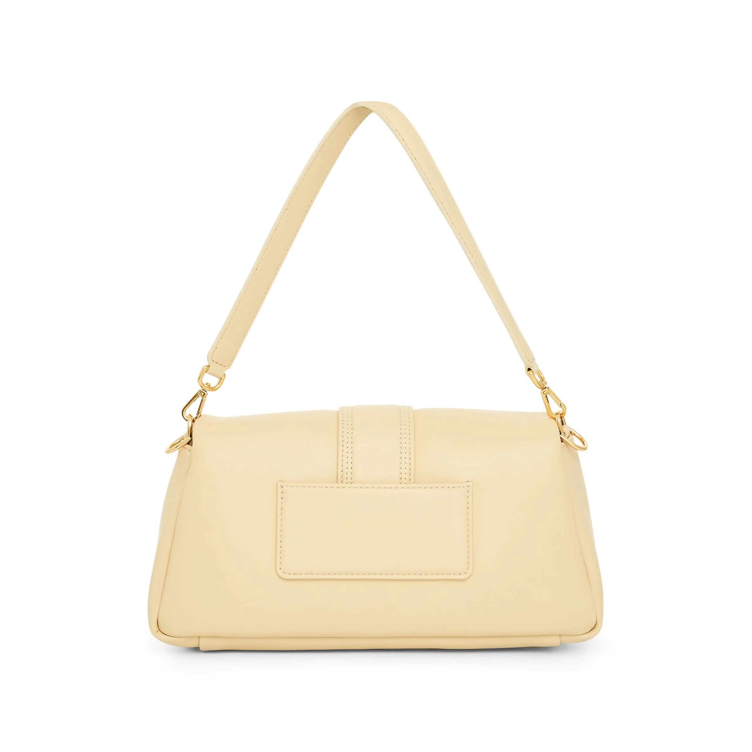 Le Bambimou Leather Bag in Ivory