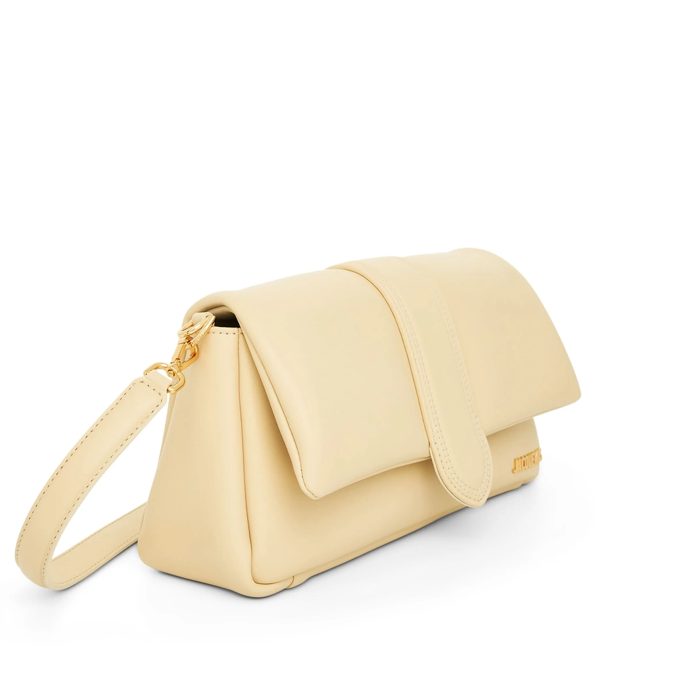 Le Bambimou Leather Bag in Ivory