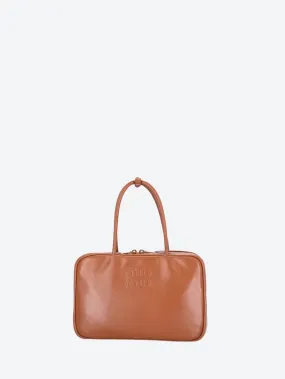 Leather beau bag