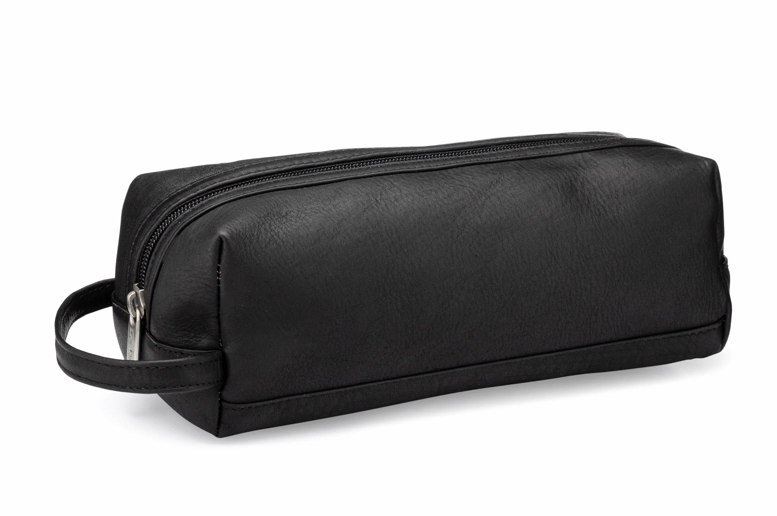 Leather Jet Set Toiletry Bag