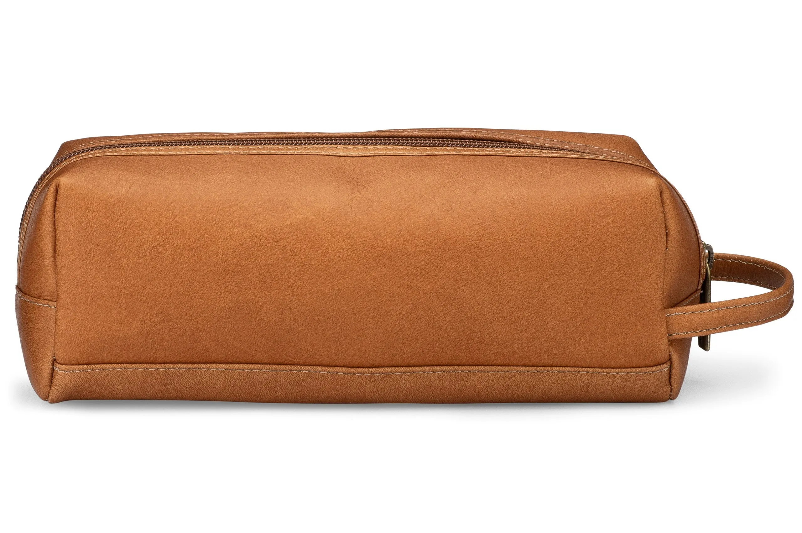 Leather Jet Set Toiletry Bag