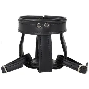 Leather Motorcycle Cup Holder With Straps