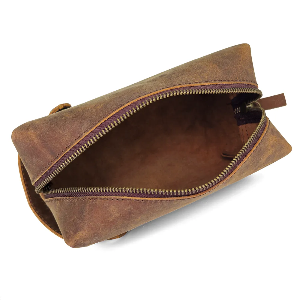 Leather Toiletry Bag