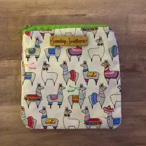 Llama Pinata Mini Zipper Bag