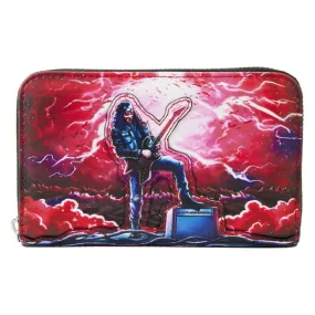 Loungefly - Stranger Things - Eddie Munson Tribute Glow Zip Around Wallet