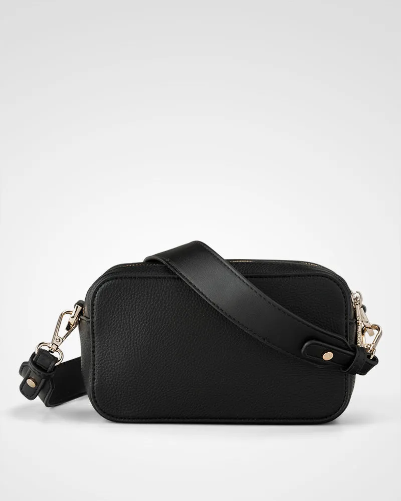 Maddie Double Zip Camera Crossbody Bag   Utility Bag Strap