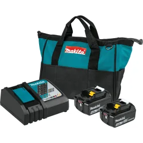 Makita (BL1840BDC2) 18V LXT®  Battery and Rapid Optimum Charger Starter Pack (4.0Ah)