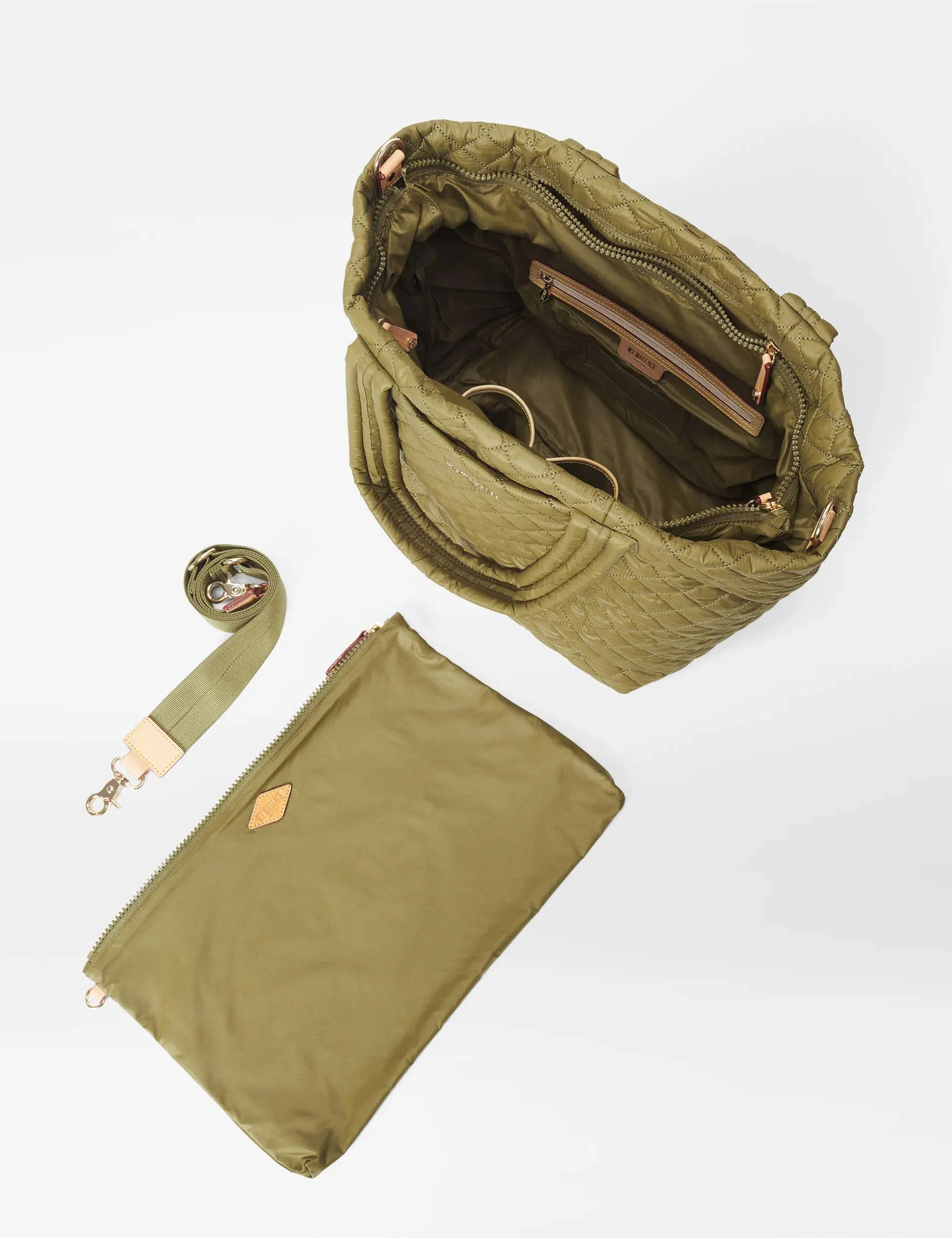 Medium Metro Tote Deluxe - Moss