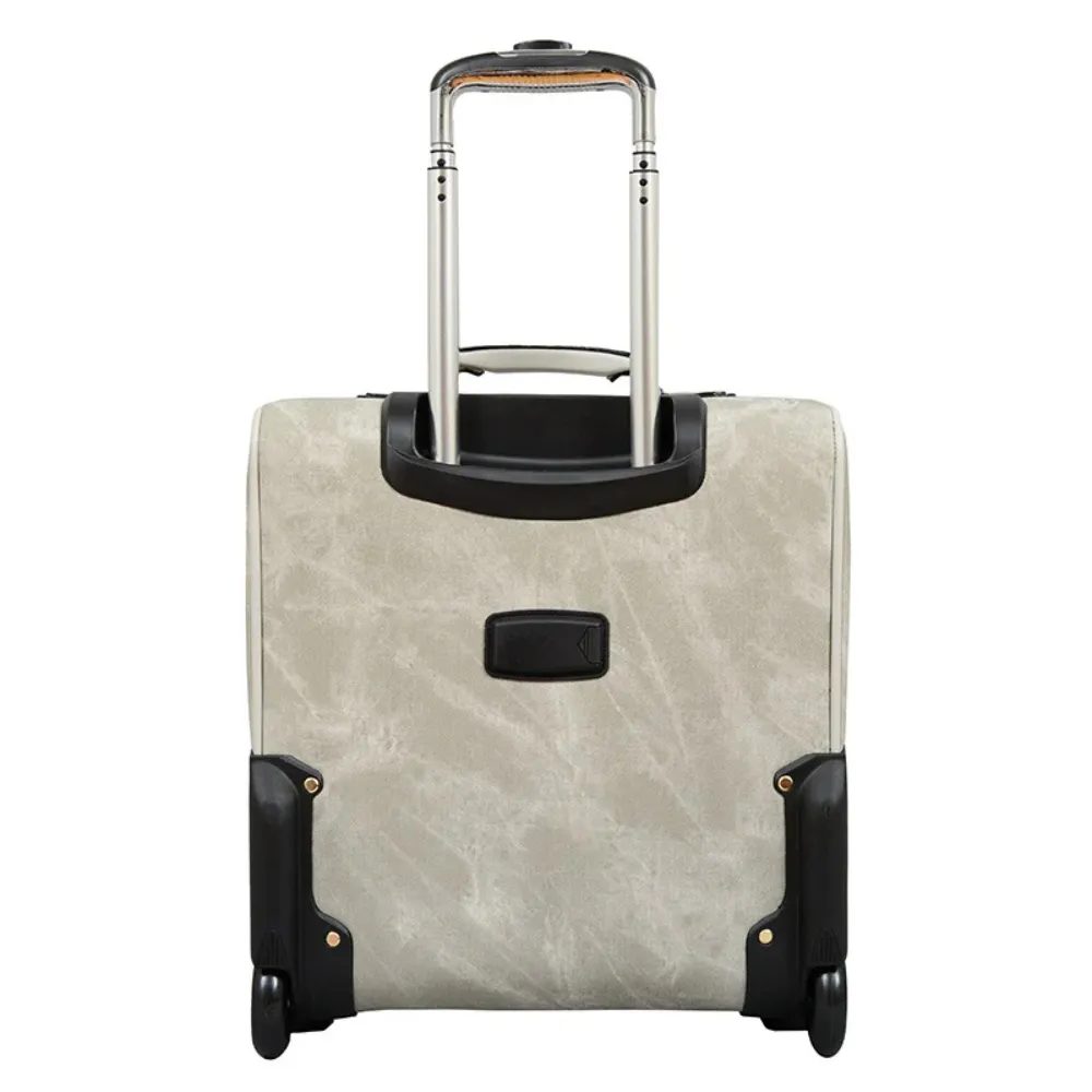 Mellow World Dani Denim Washed Grey Suitcase (Unisex)