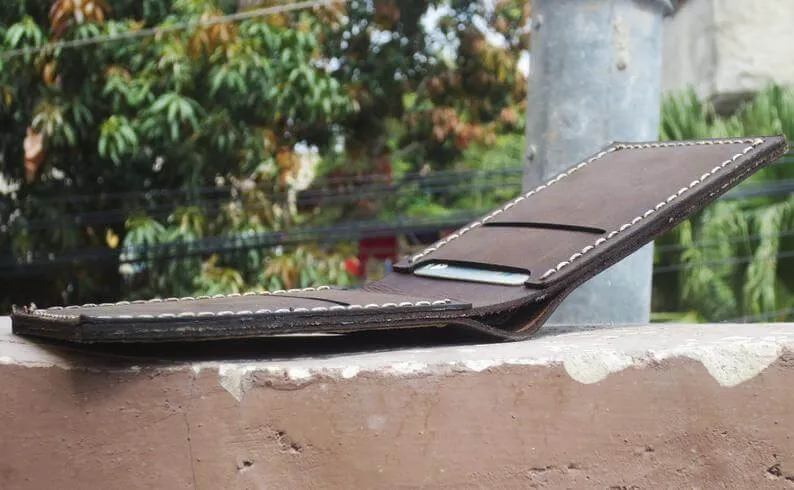 Mens Wallet, Mens leather wallet, Handmade Wallet Leather Wallet thin leather wallet, Men wallets, Traditional Alligator Texture Card holder