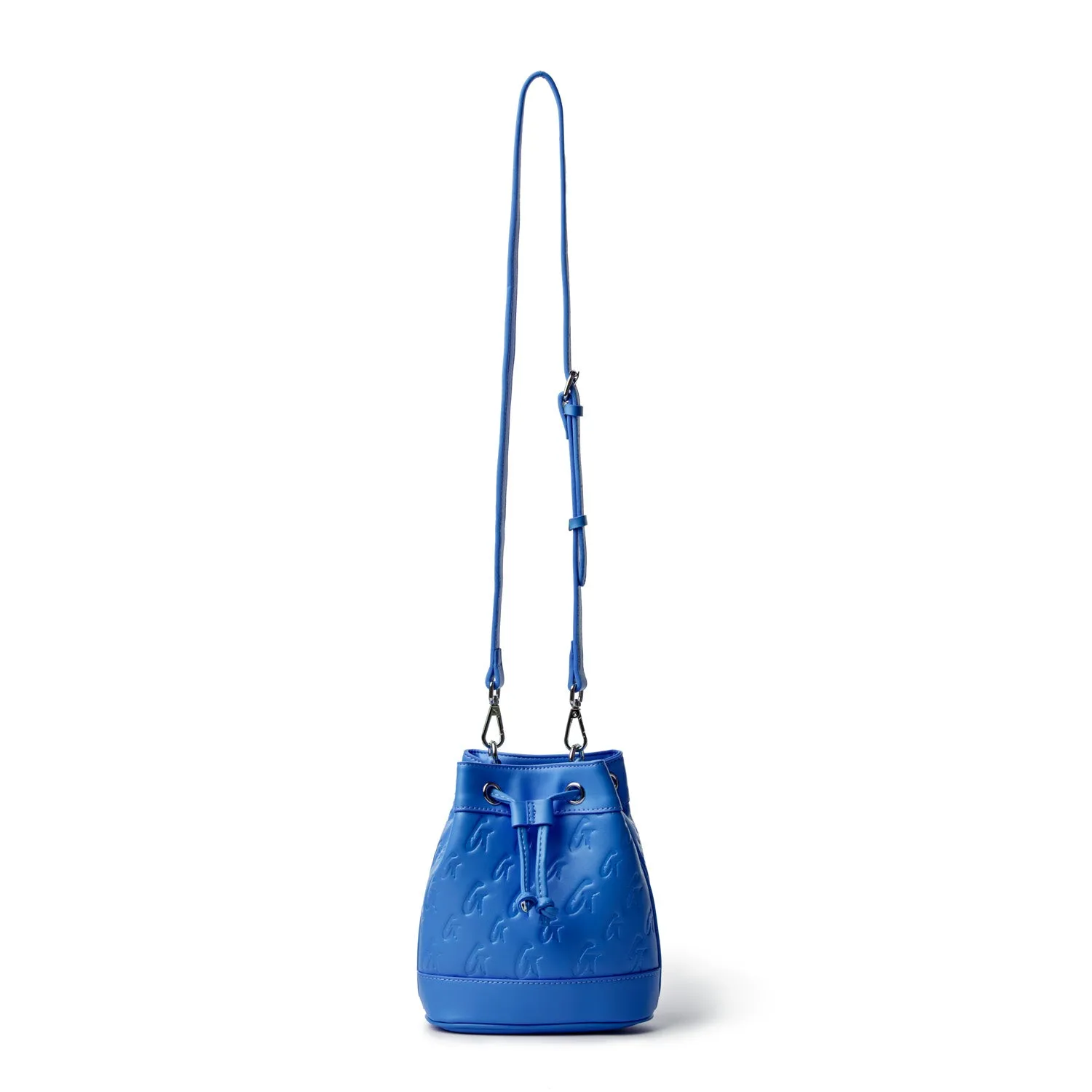 MINI MONOGRAM BUCKET BAG - BLUE