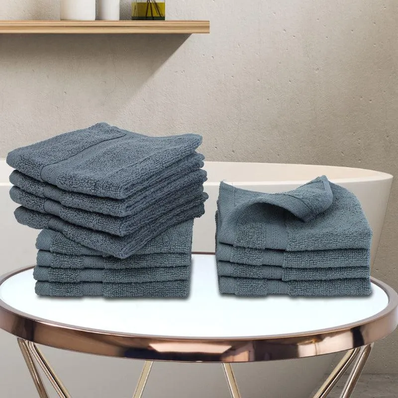 Miorah Face Towel (Grey) - Set Of Twelve