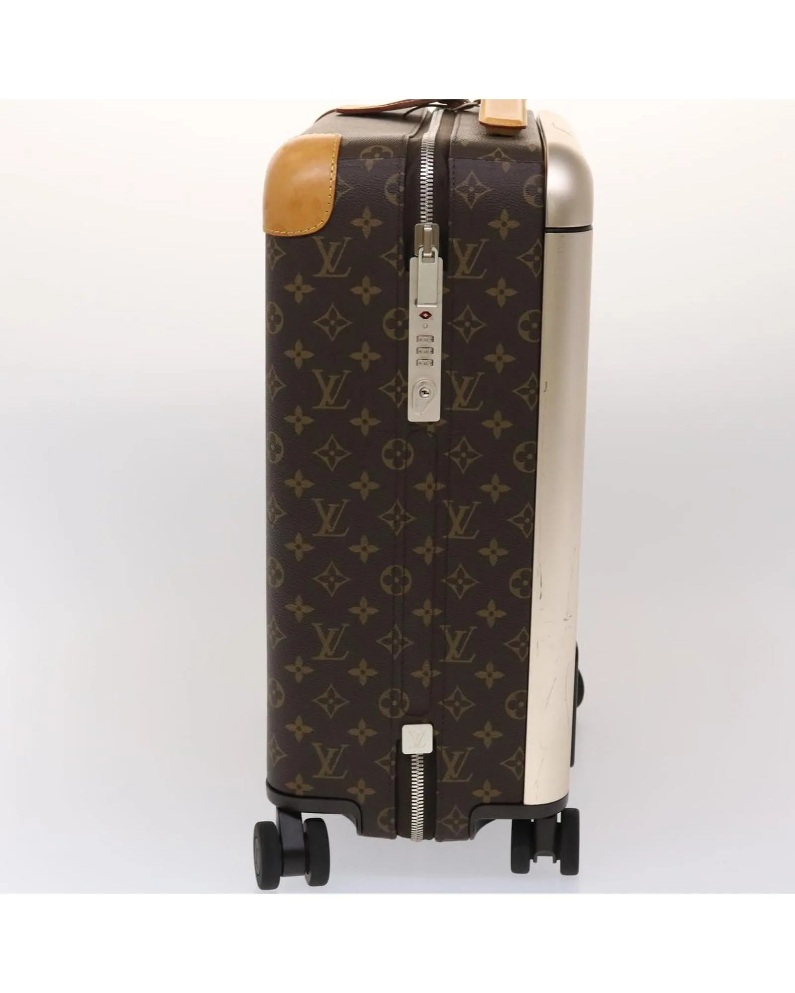 Monogram Canvas Suitcase with Name Tag - B Rank