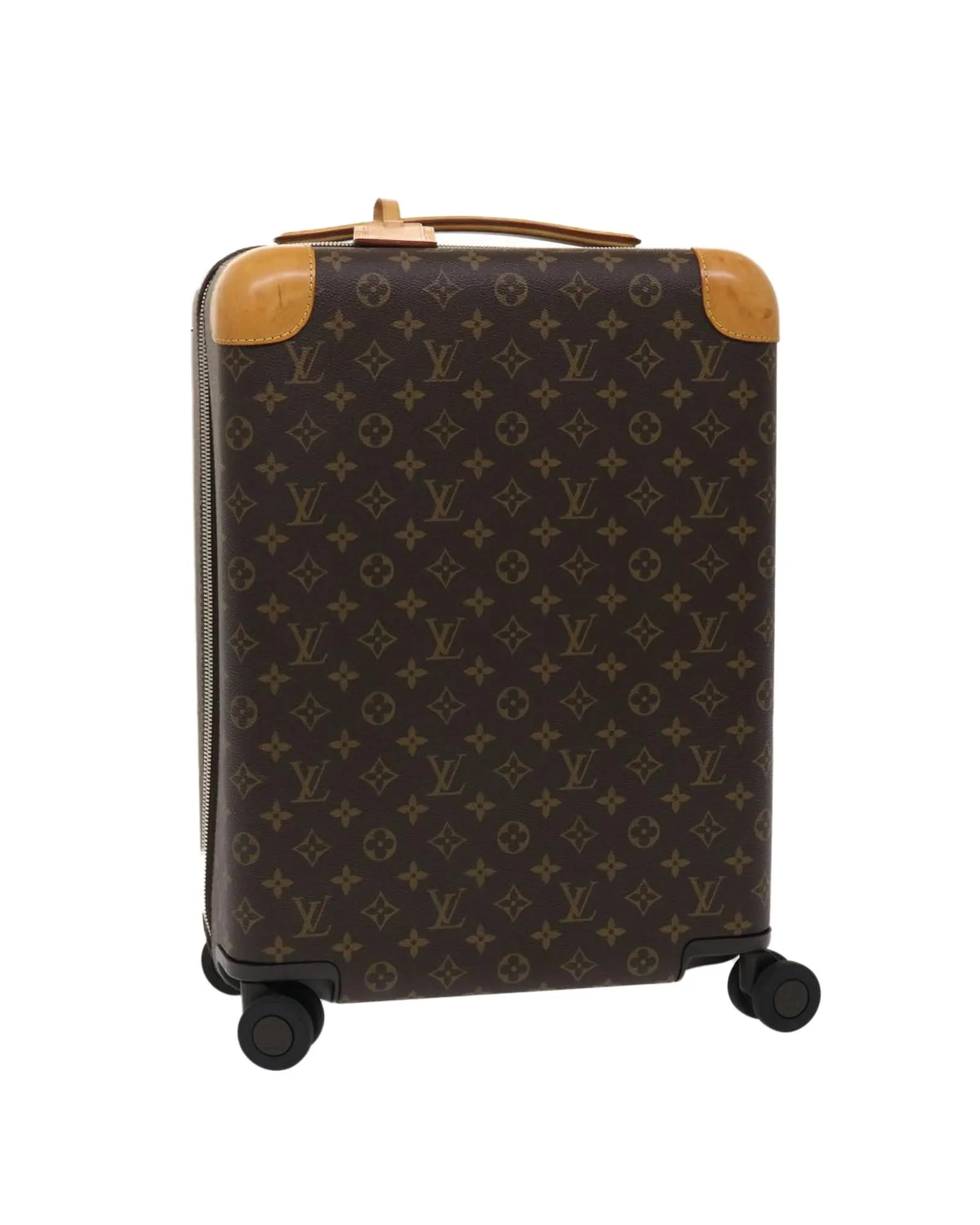 Monogram Canvas Suitcase with Name Tag - B Rank