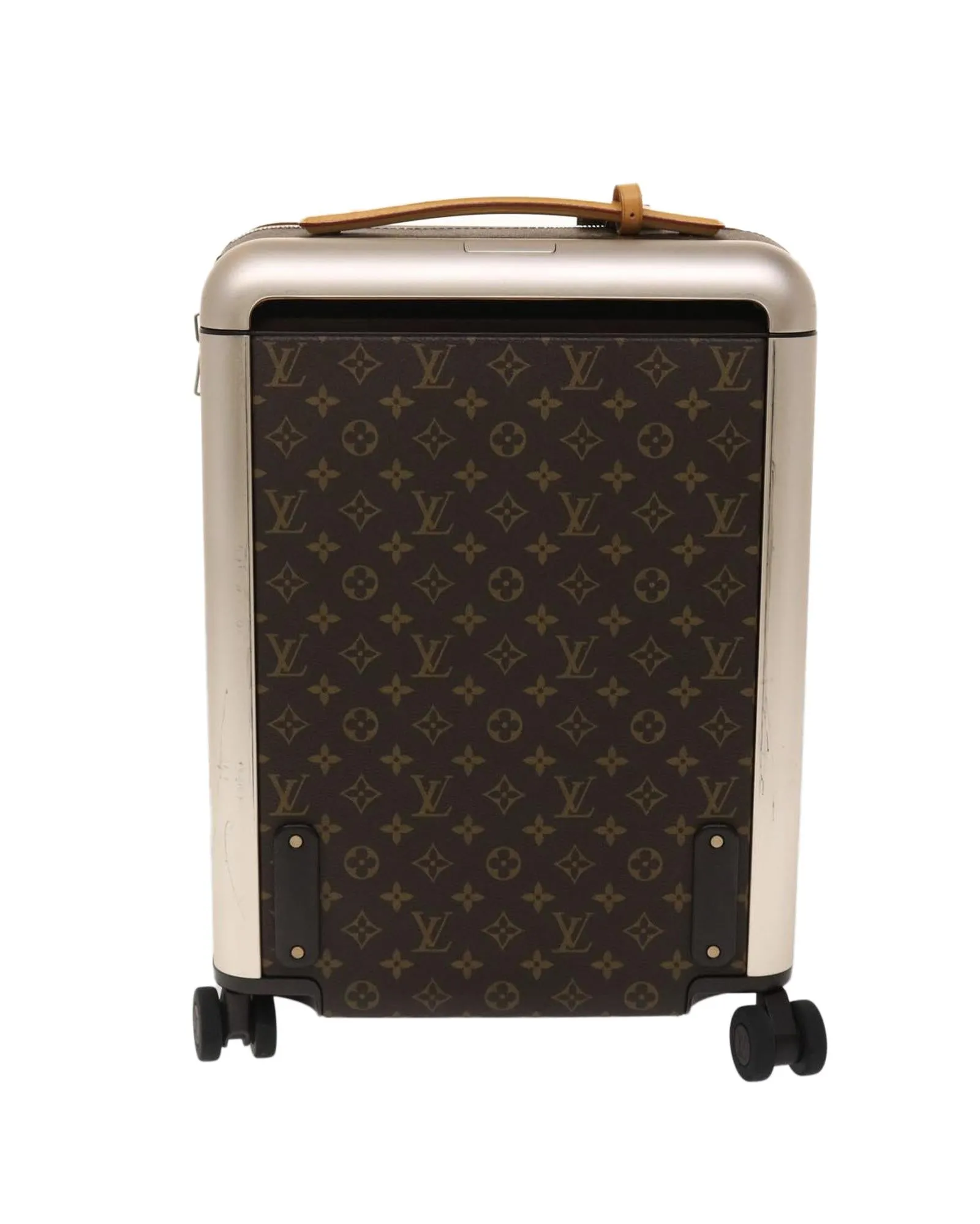 Monogram Canvas Suitcase with Name Tag - B Rank