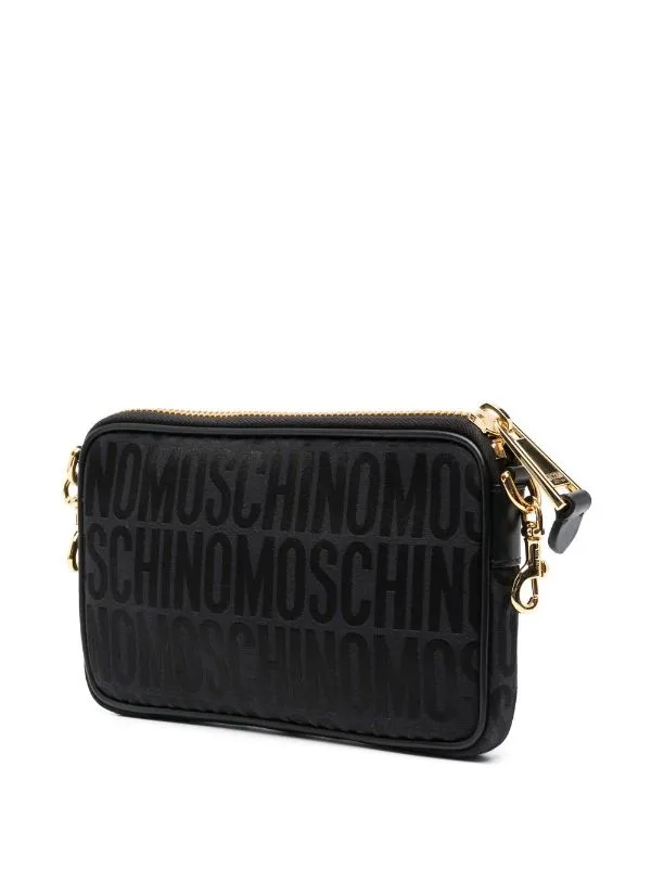 MOSCHINO LOGO-DETAIL SHOULDER BAG