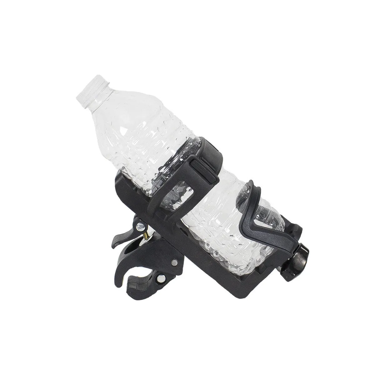 Motorcycle Handlebar Black Adjustable Bottle And Drink Holder