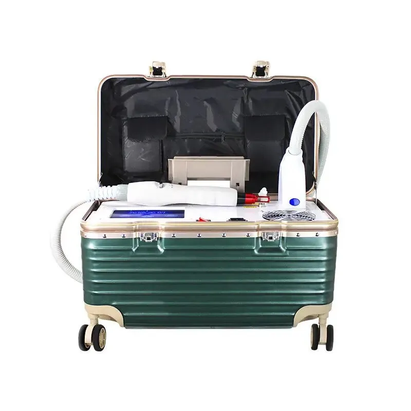 Nd Yag Laser Tattoo Removal Machine Eyebrow Washing Skin Rejuvenation Trolley Case Portable Home Use Beauty Salon Equipment