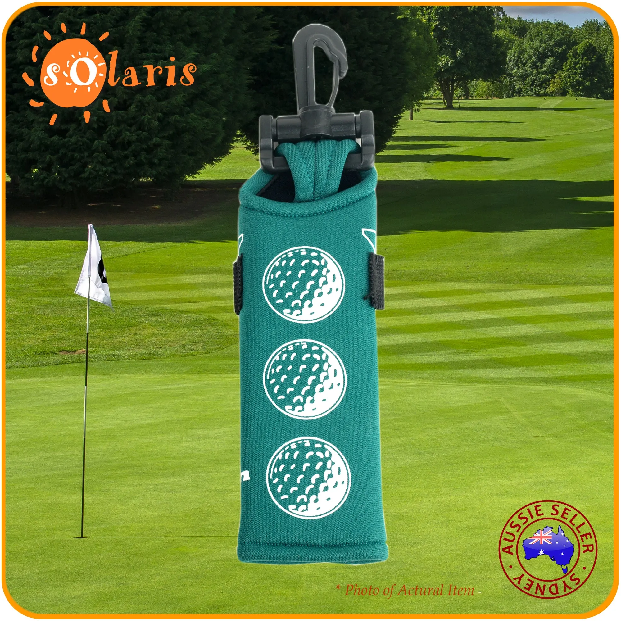 Neoprene Golf Ball & Tee Holder