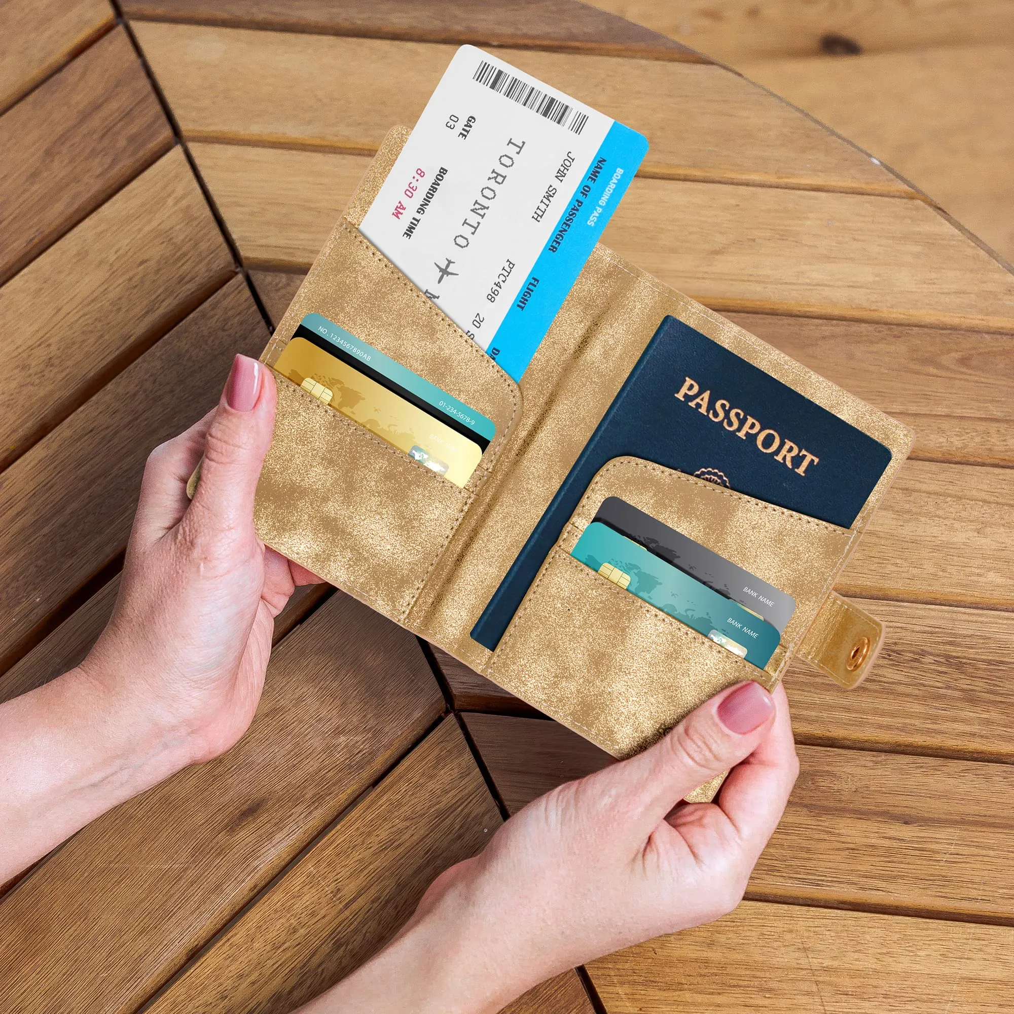 Never Stop Exploring RFID Passport Case