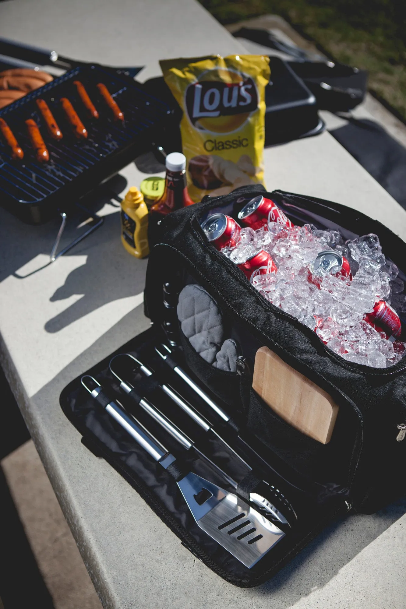 New York Mets - BBQ Kit Grill Set & Cooler