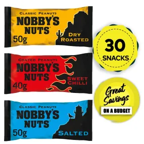 Nobby's Nuts Snack Bar Sweet Chilli Salted Roasted Peanuts Bundle Best Before Date