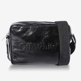 Off-White Black Leather Camera Bag