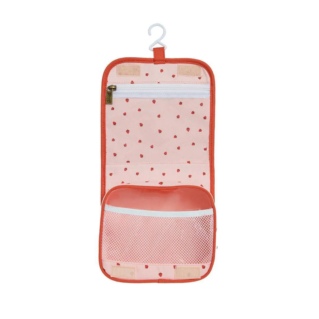 Olli Ella See-Ya Wash Bag - Strawberry