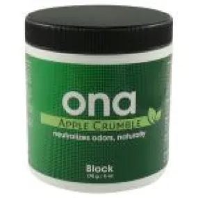 Ona Block Apple Crumble 6 oz (48/Cs)