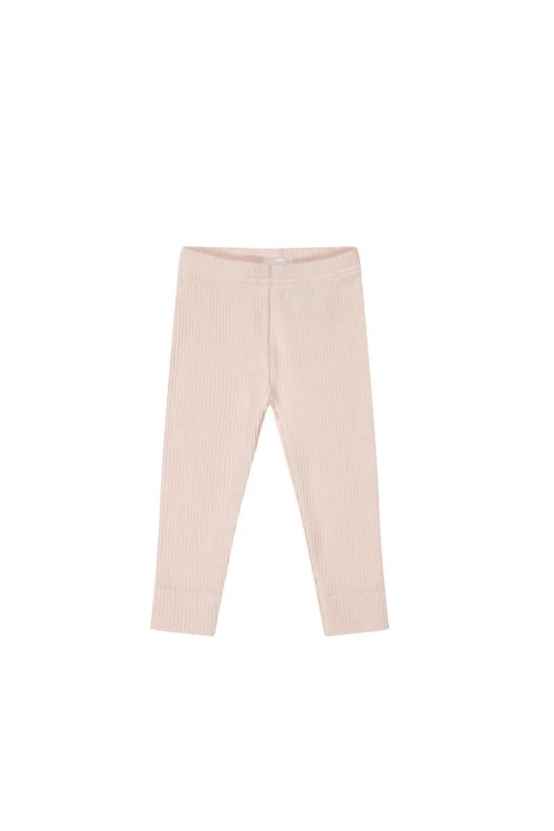 Organic Cotton Modal Elastane Legging - Ballet Pink (*LAST ONE* 0/3m)