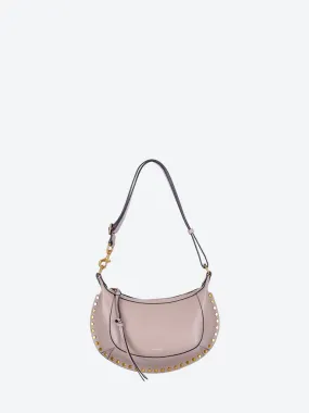 Oskan moon grainy leather shoulder bag