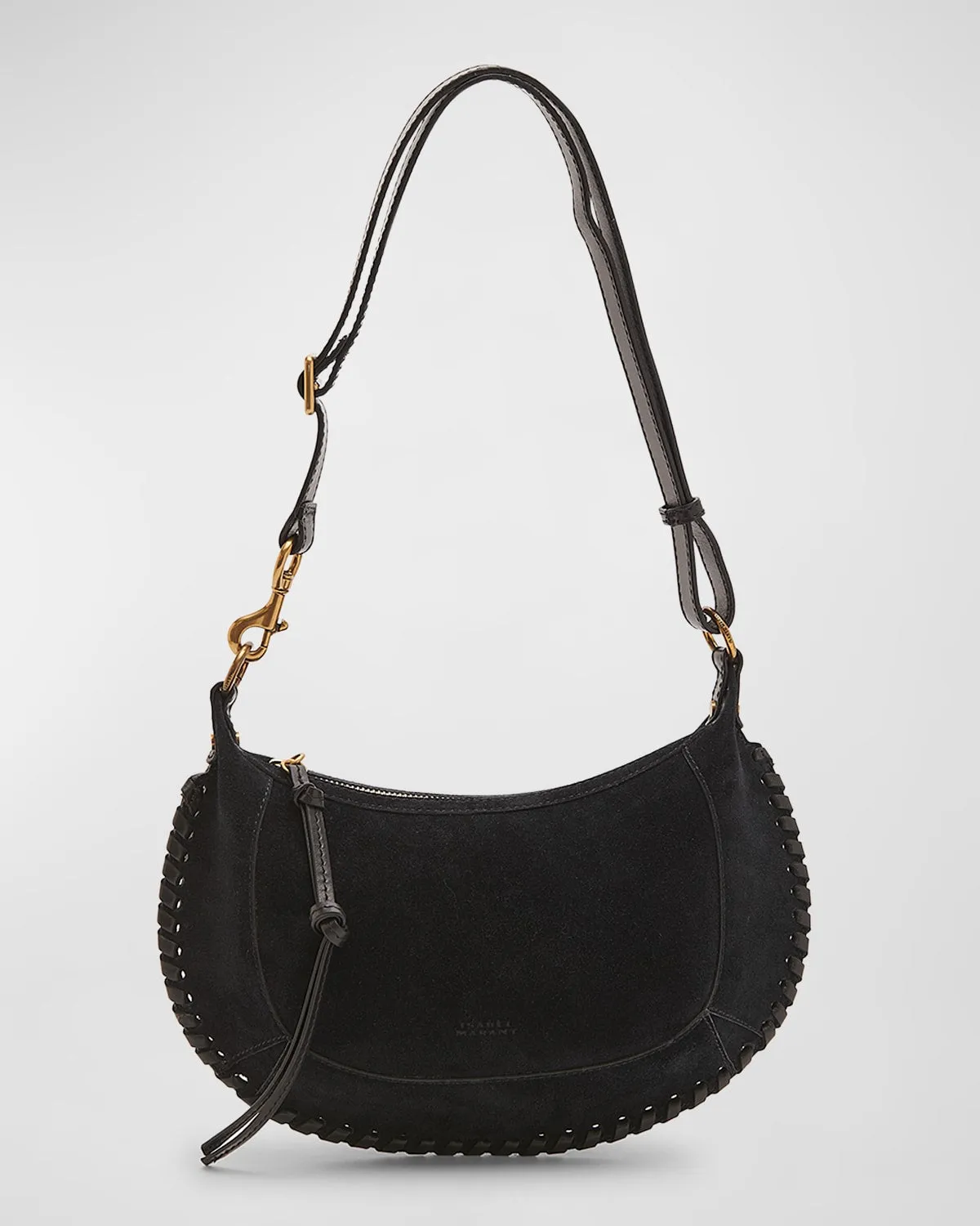 Oskan Moon Suede Shoulder Bag