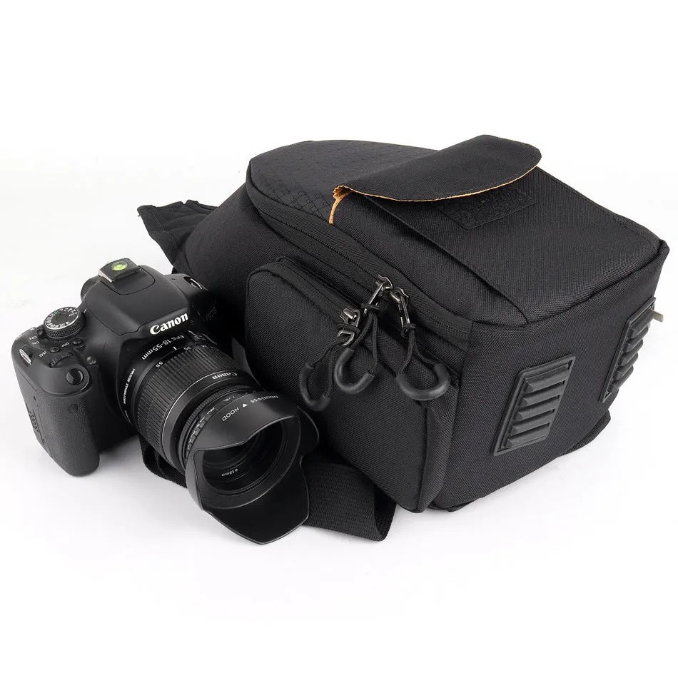 Outdoor casual one-shoulder triangle camera bag for Nikon camera bag