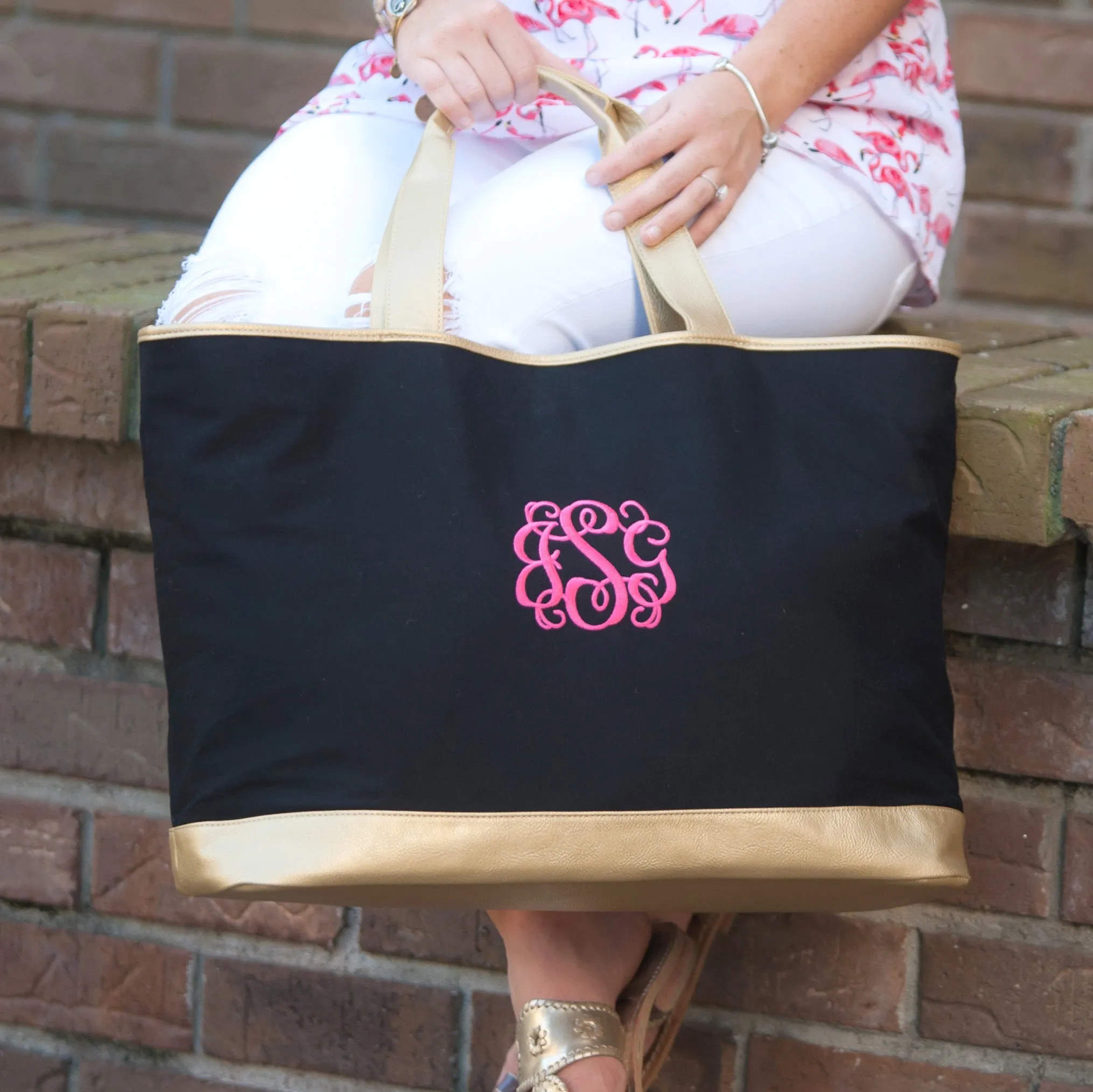 Oversized Floral Tote Bags