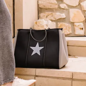 Oversized Shaded Star Neoprene Tote