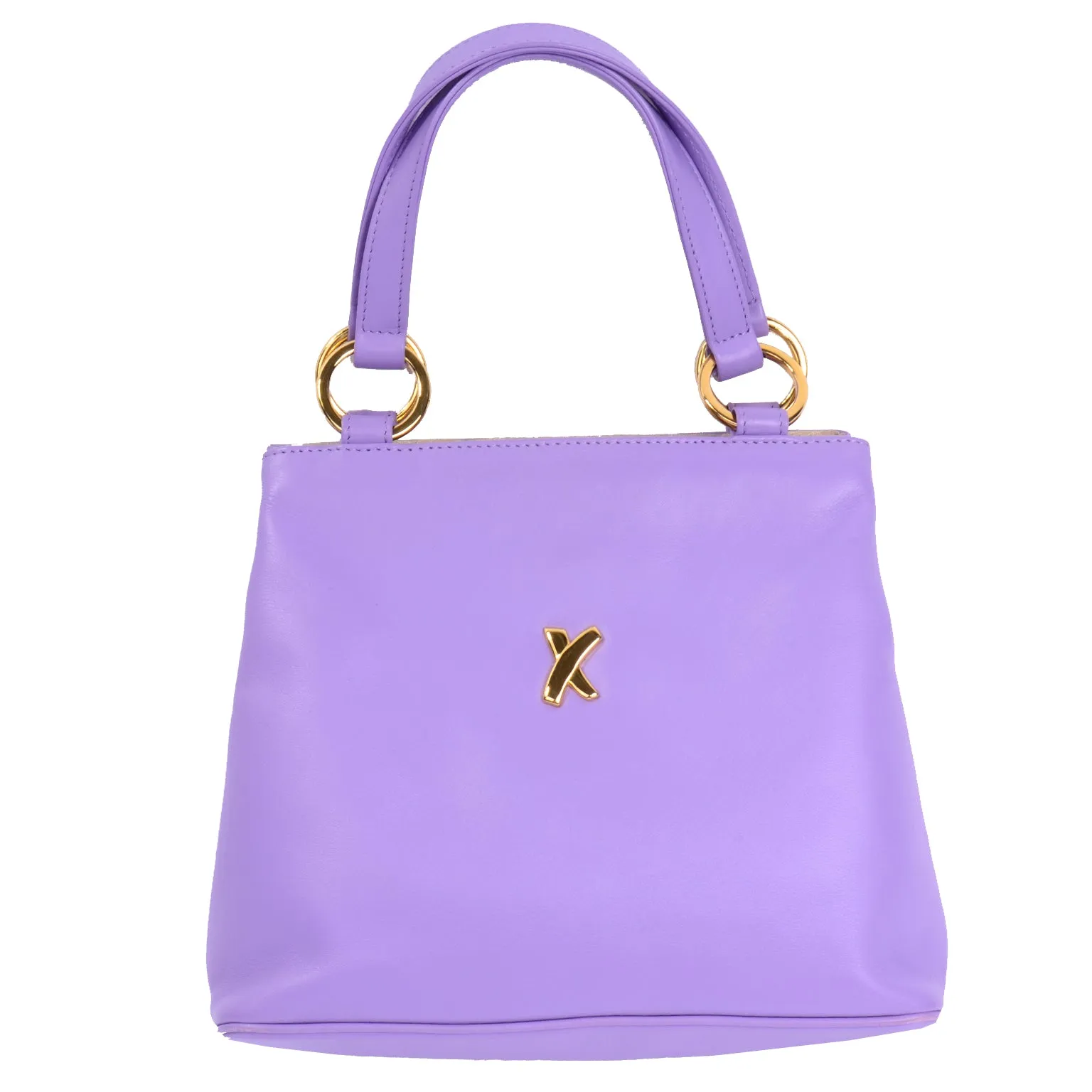 Paloma Picasso Vintage Lavender Purple Leather Handbag