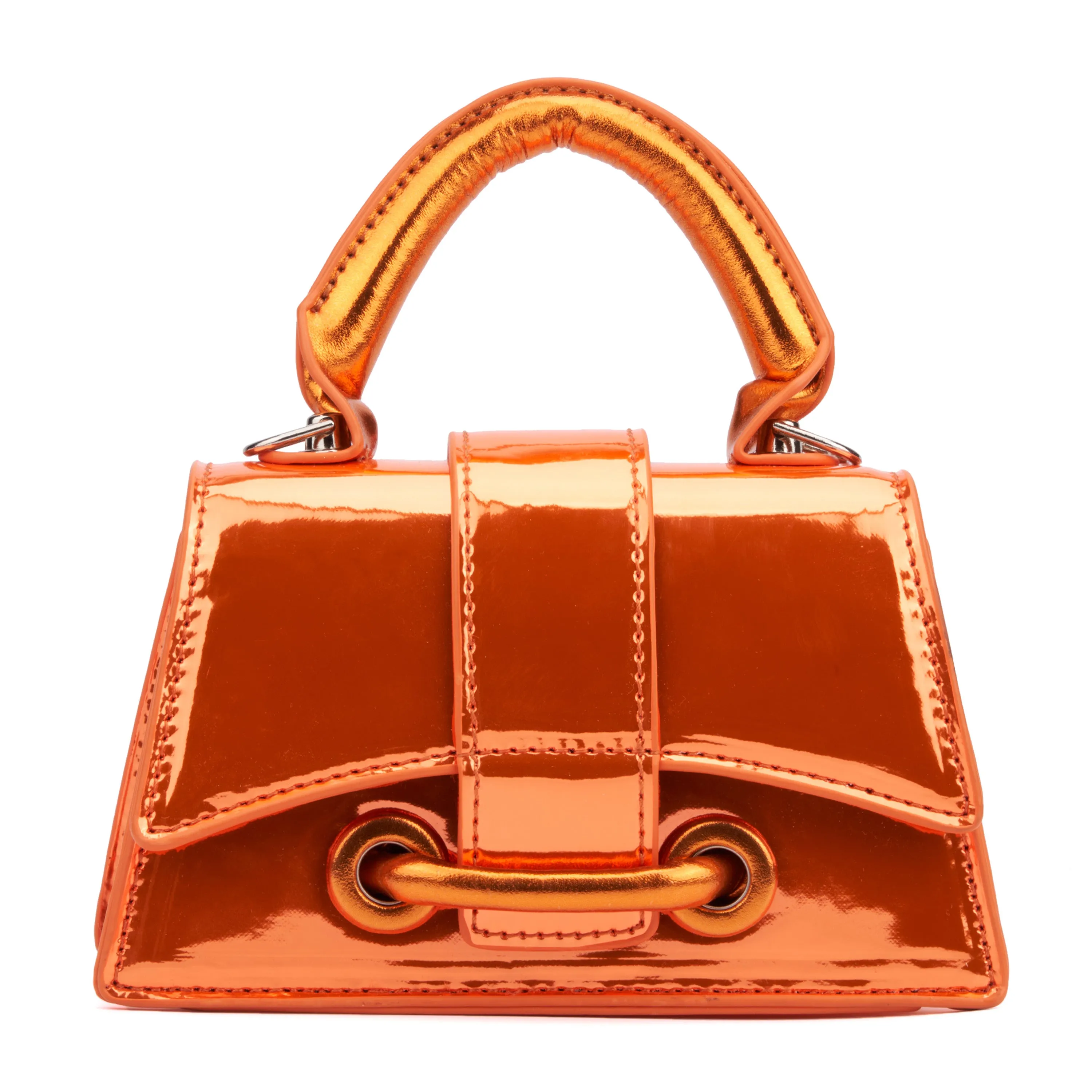 Patent Top-Handle Bag