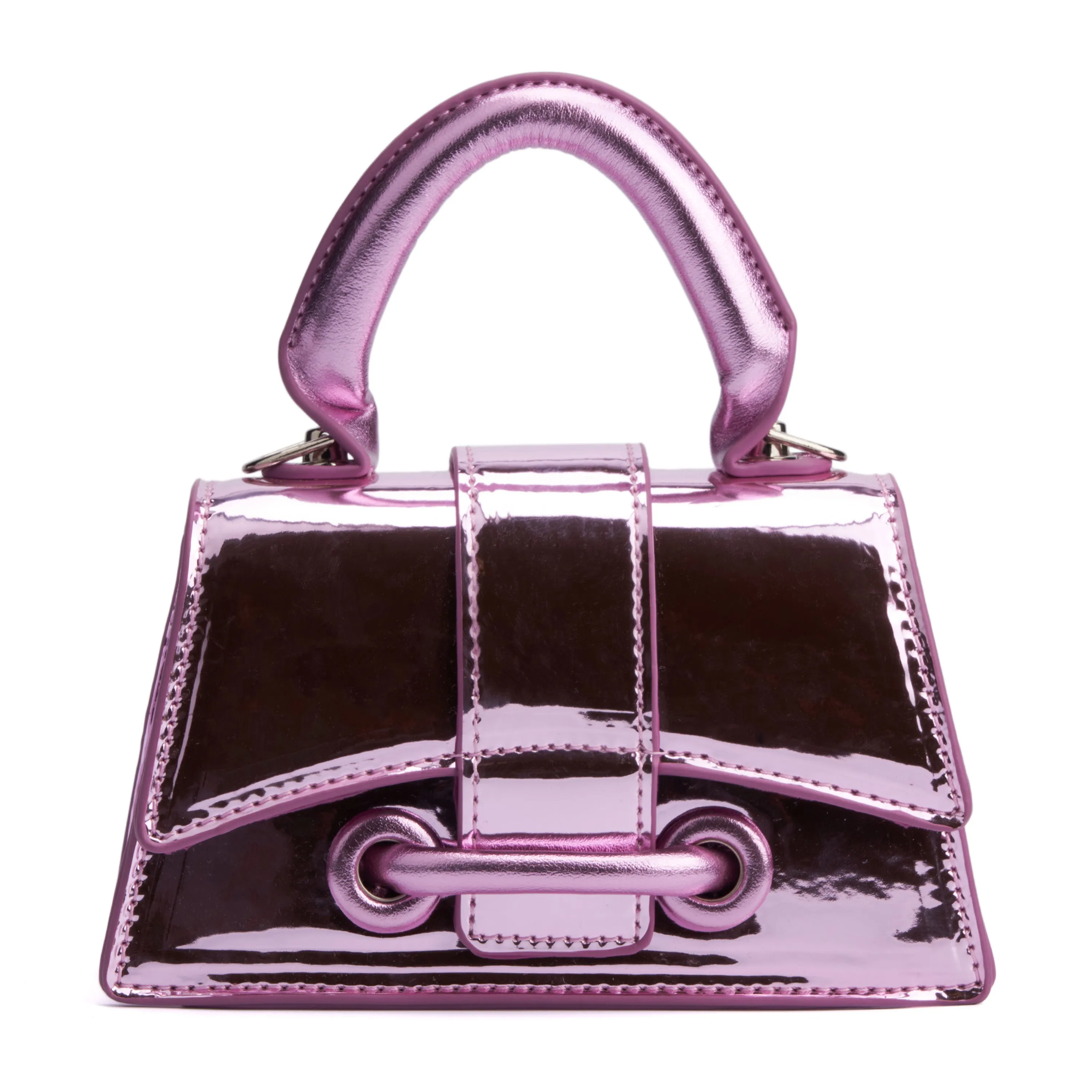 Patent Top-Handle Bag