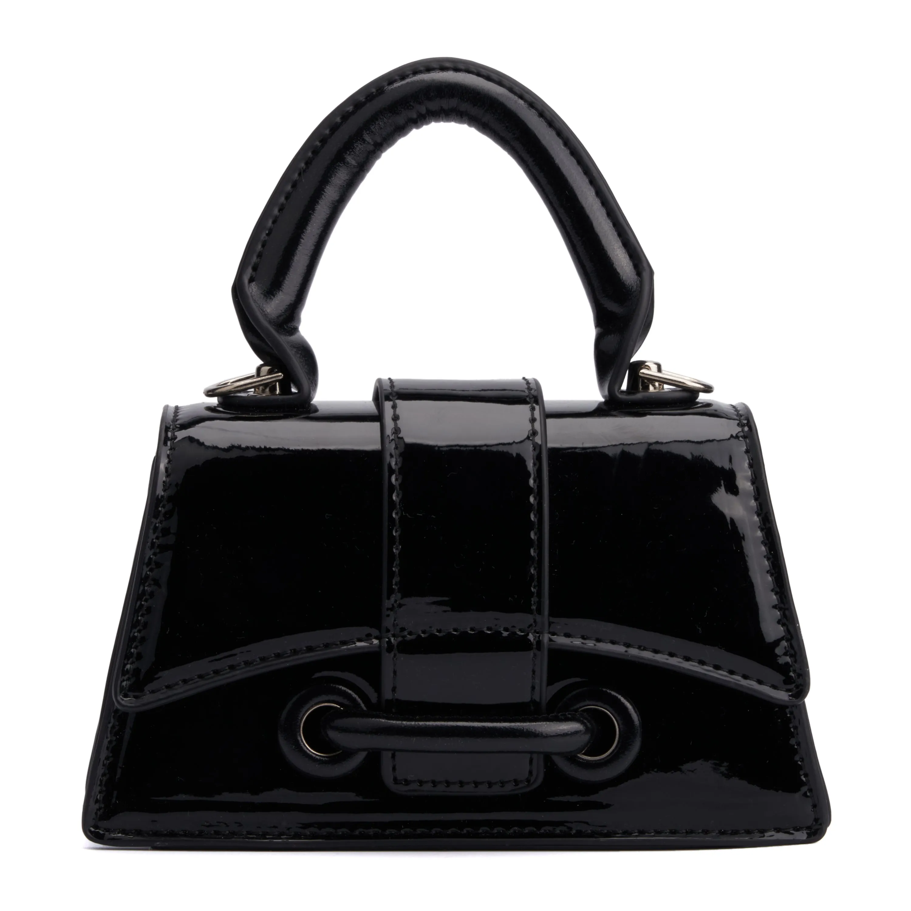 Patent Top-Handle Bag