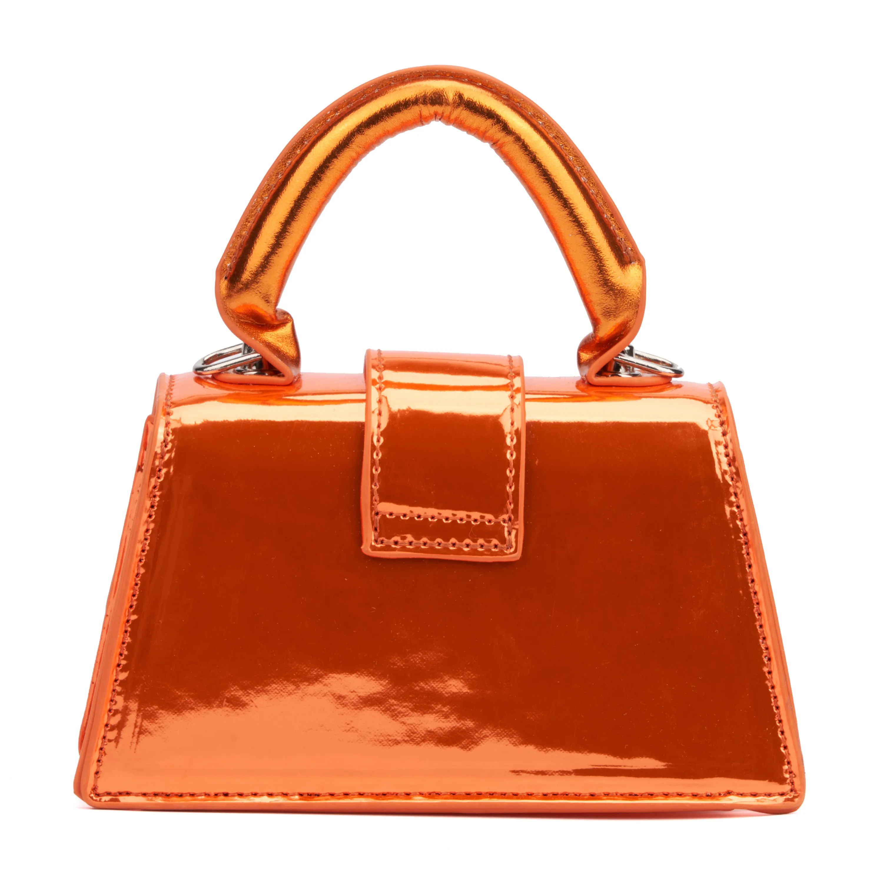 Patent Top-Handle Bag