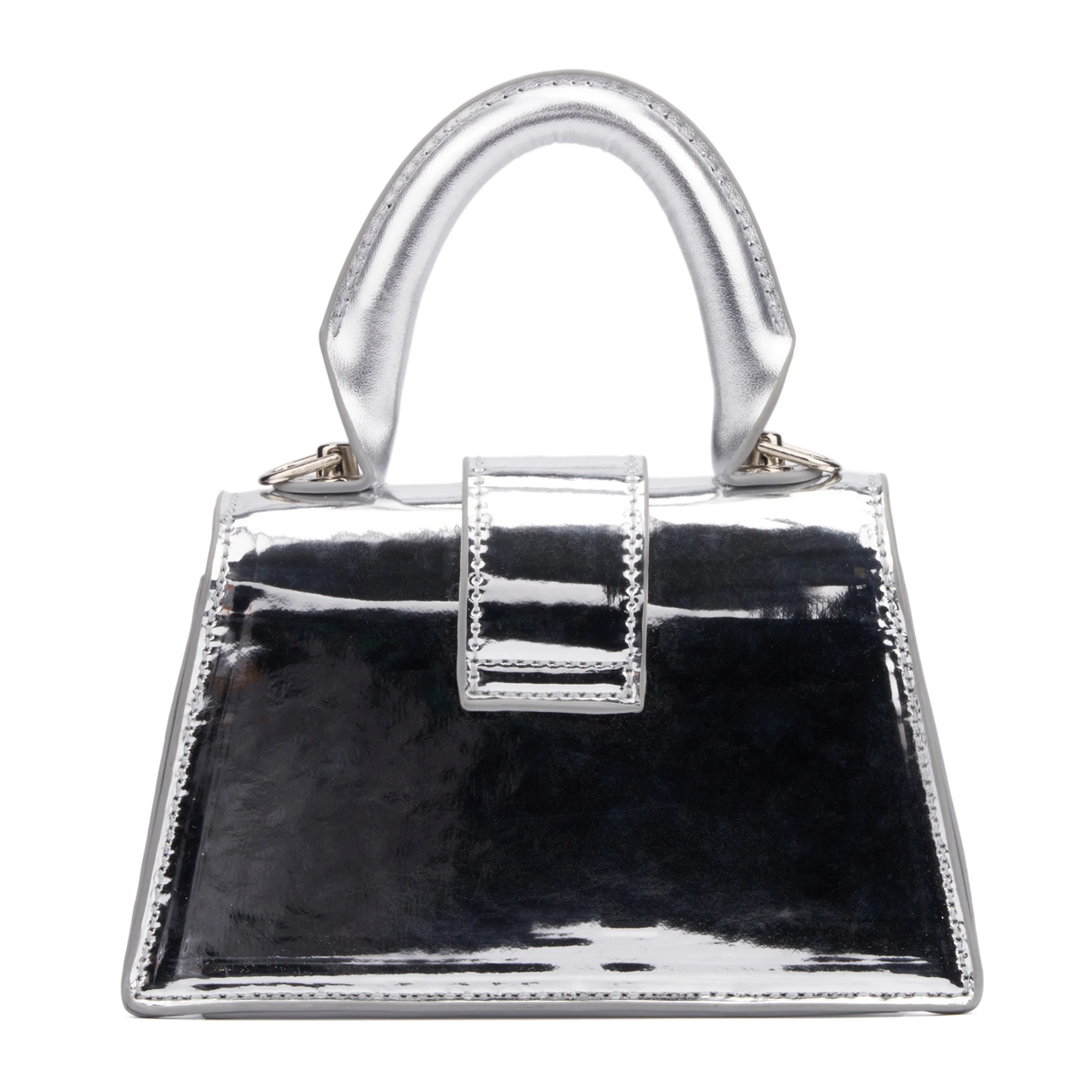 Patent Top-Handle Bag