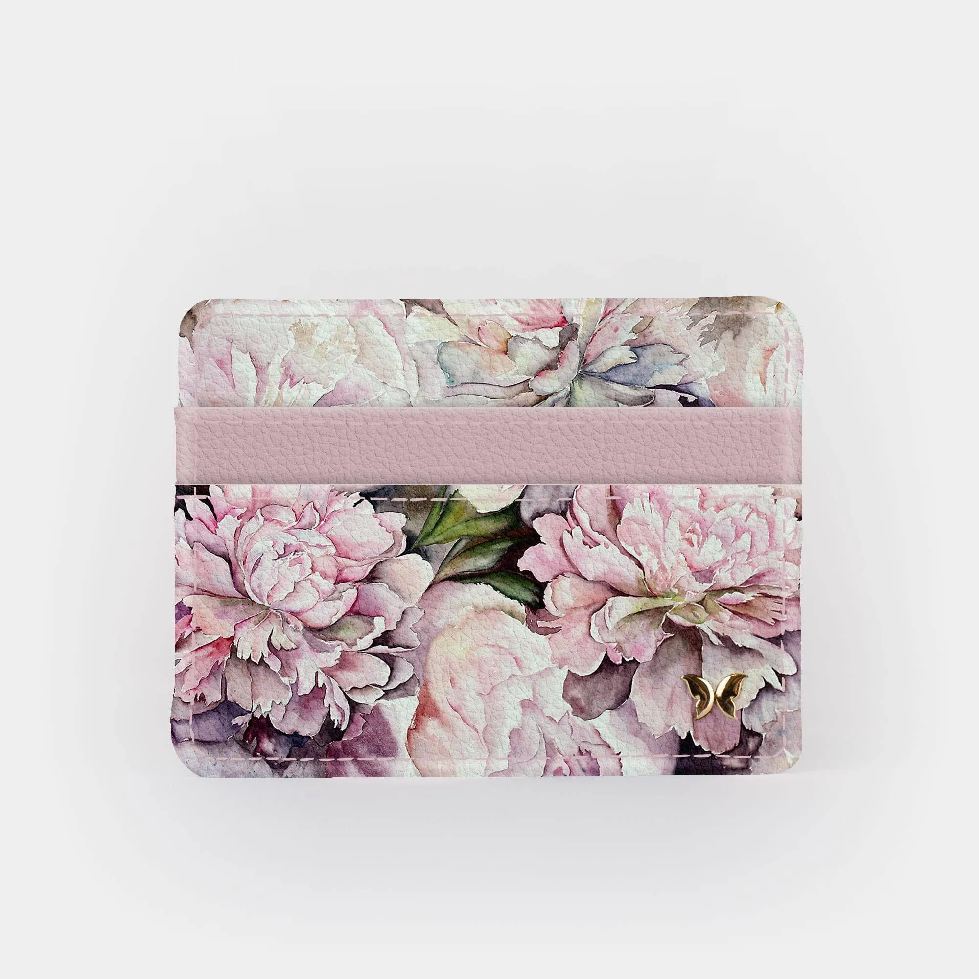 Peonies-Slim Wallet/RFID/ Wallet/ Card Holder