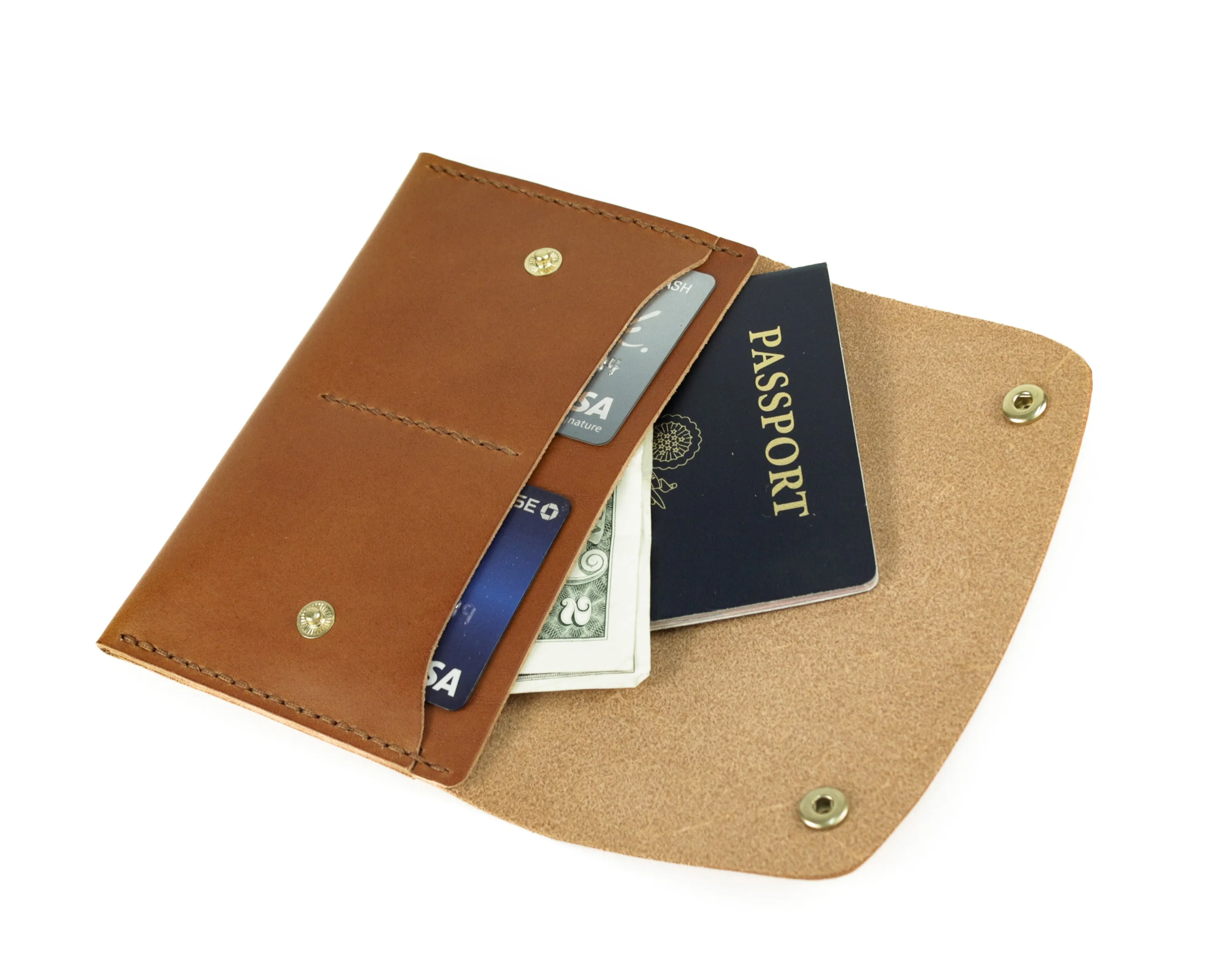 Peralta Passport Holder: Tan