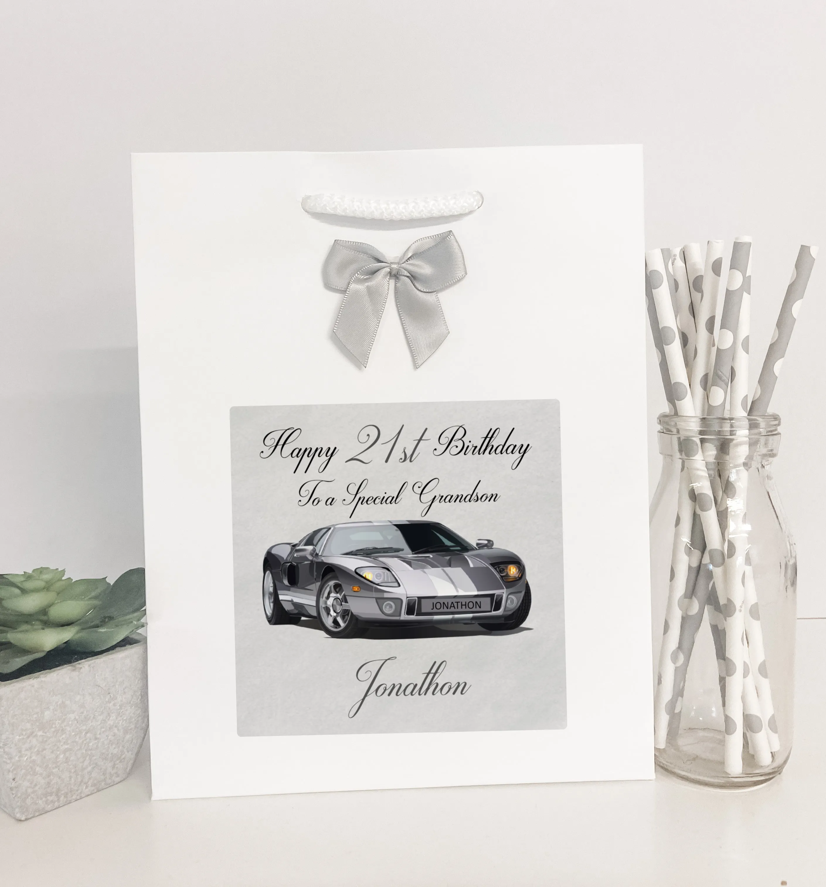 Personalised Birthday Card Sports Car